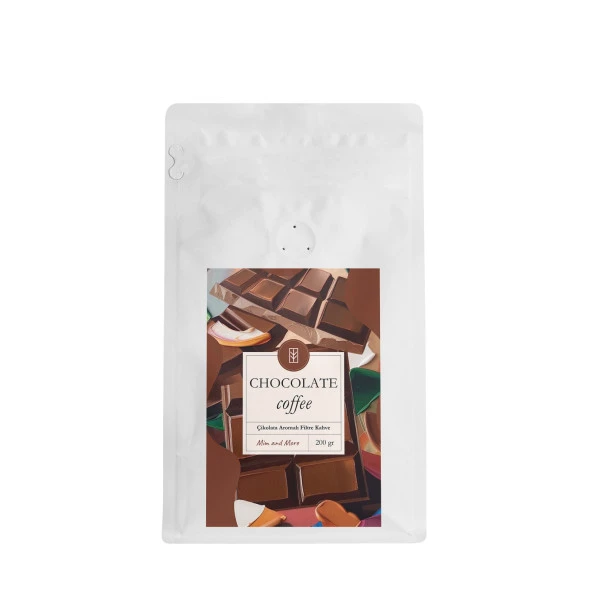 Mim and More Chocolate Coffee Çikolata Aromalı Kahve Filtre Kahve 200 Gr ürün görseli 1