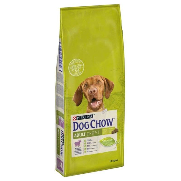 Dog chow adult 14kg kuzu pirinç yetişkin köpek maması lamb rice ürün görseli 1