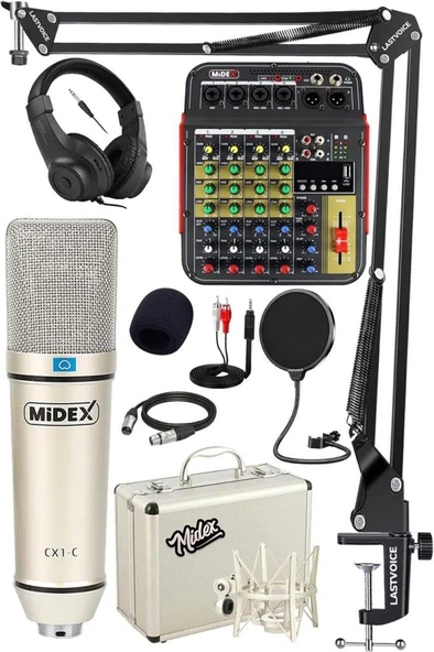 Lastvoice Mix Paket-3 Stüdyo Youtuber Podcast Kayıt Ekipman Seti ürün görseli 1