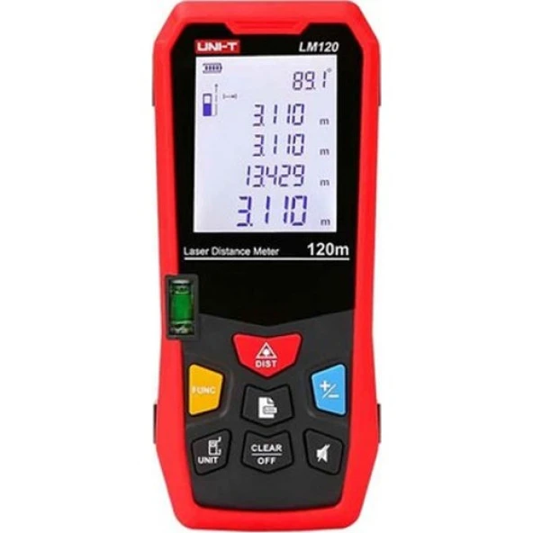 UNİ-T LAZER MESAFE ÖLÇER 120 MT LM120A ürün görseli 1