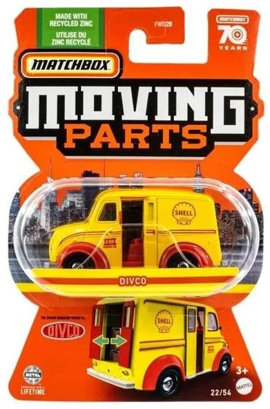 Matchbox Moving Parts - Divco HLG07 ürün görseli 1