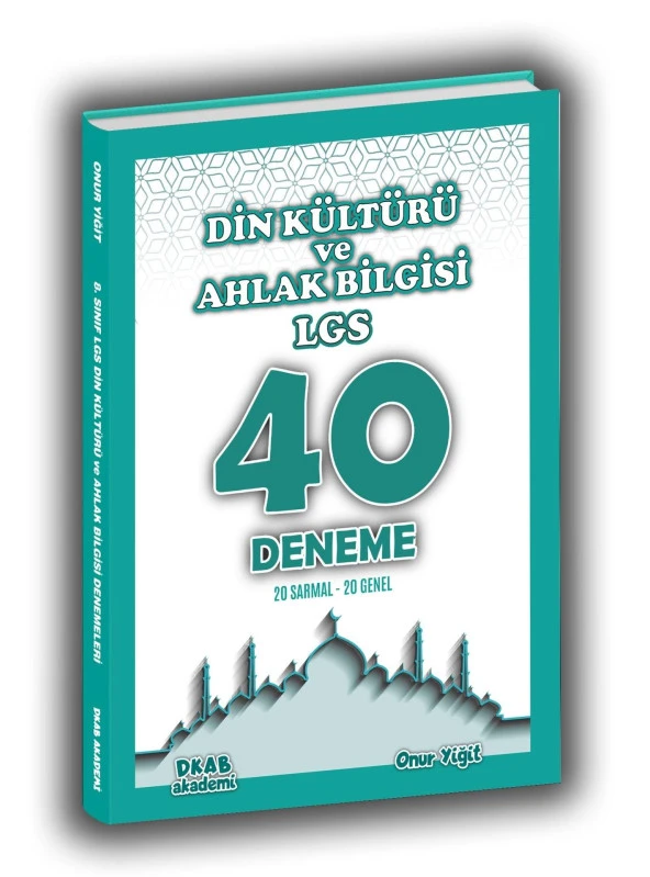 8.Sınıf LGS Din Kültürü ve Ahlak Bilgisi 40 Deneme DKAB Akademi ürün görseli 1