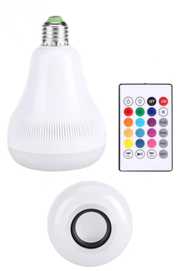 Kumandalı Bluetooth Hoparlör Ampul LD-37 - Resim 3