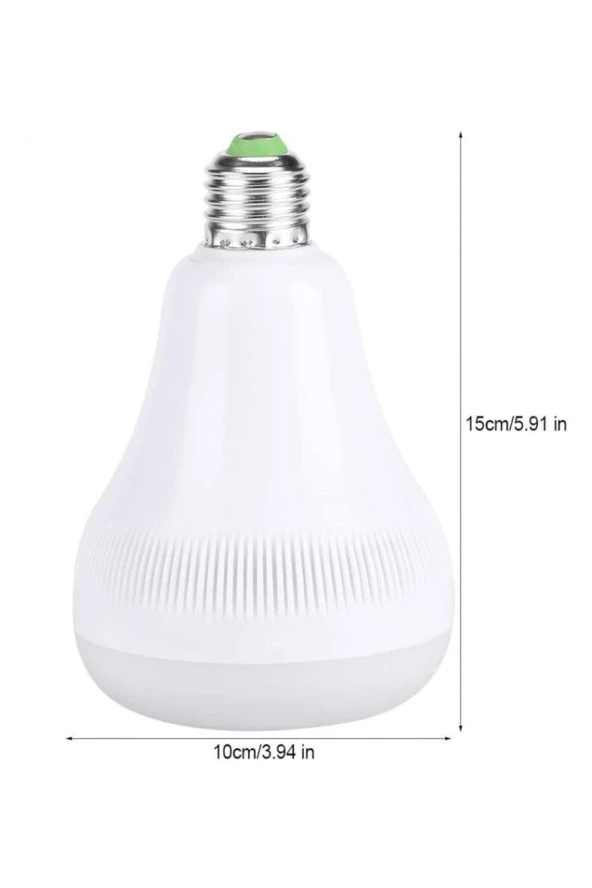 Kumandalı Bluetooth Hoparlör Ampul LD-37 - Resim 6