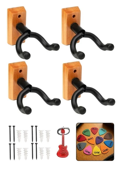 Lastvoice Gds-555(4X) Gitar Duvar Askısı Standı Aparatı (4'lü Paket)) ürün görseli 1