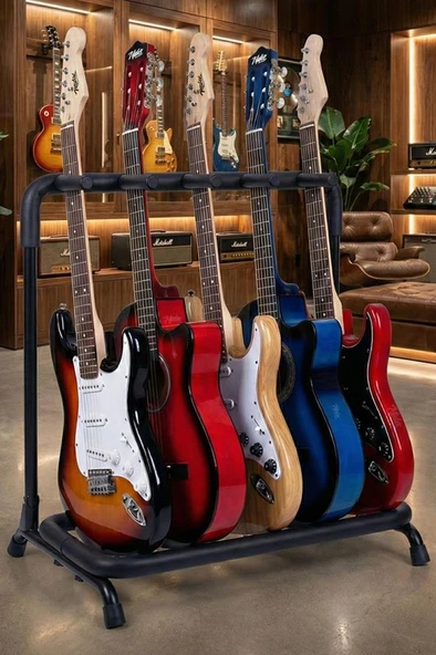 Lastvoice Gtr-05 Profesyonel 5'li (Beşli) Gitar Standı Sehpası ürün görseli 1