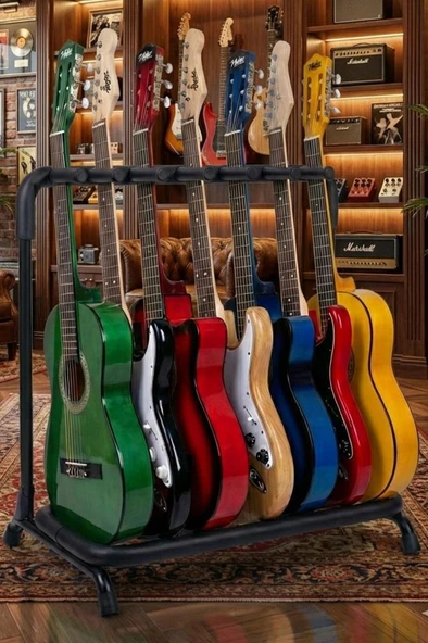Lastvoice Gtr-07 Profesyonel 7'li (yedili) Gitar Standı Sehpası ürün görseli 1