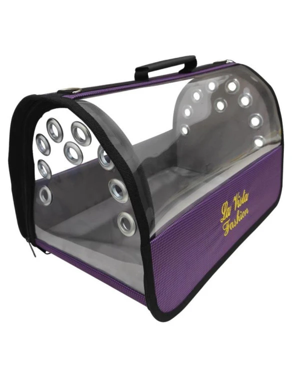 La Vista Bold Flaybag Kedi, Küçük Köpek Taşıma Çantası 43-26-27Cm 1300Gr MOR ürün görseli 1