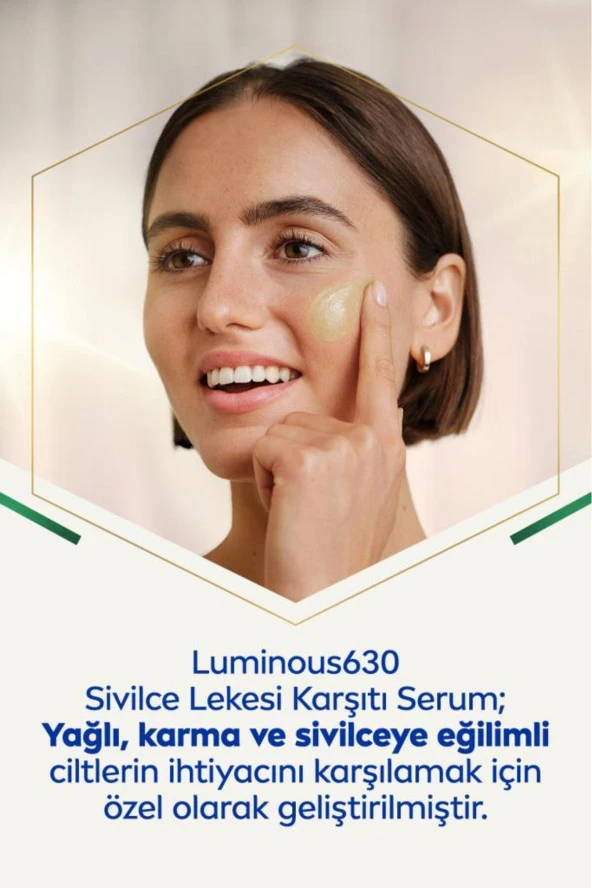 Nivea Luminous630 Sivilce Lekesi Karşıtı Serum 30 Ml, Karma Yağlı Ciltler,salisilik Ve Hyaluronik Asit ürün görseli 1