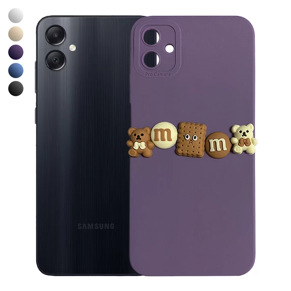 Samsung Galaxy A05 Kılıf 3D M Bear Kamera Korumalı Silikon Kapak ürün görseli 1