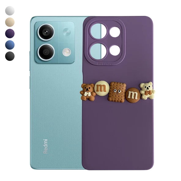 Xiaomi Redmi Note 13 5G Kılıf 3D M Bear Kamera Korumalı Silikon Kapak ürün görseli 1