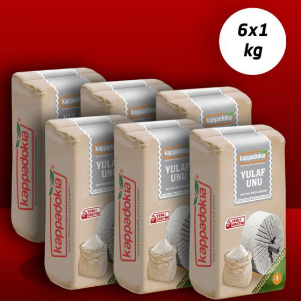 Kappadokia, Tam Yulaf Unu (Pastörize) 6adet X 900 Gr - Eko Paket ürün görseli 1