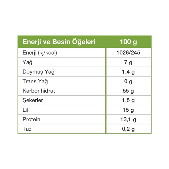 Kappadokia, Katkısız Yerli Yulaf Kepeği  - 1 kg - Resim 3