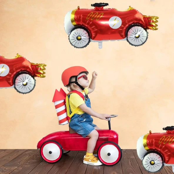 Model Araba Car Folyo Balon 93x55 cm - Resim 3