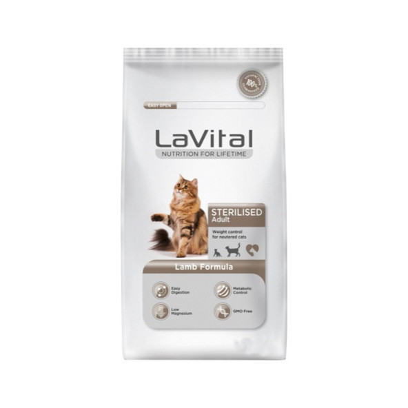Lavital Sterilised Kuzulu Kısır Kedi Maması 12 kg Kısırlaştırılmış Kuru Kedi Maması ürün görseli 1