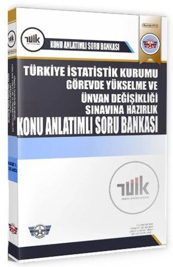 GYS TUİK Türkiye İstatistik Kurumu Konu Anlatımlı Soru Bankası Görevde Yükselme Askeri Sınav ürün görseli 1