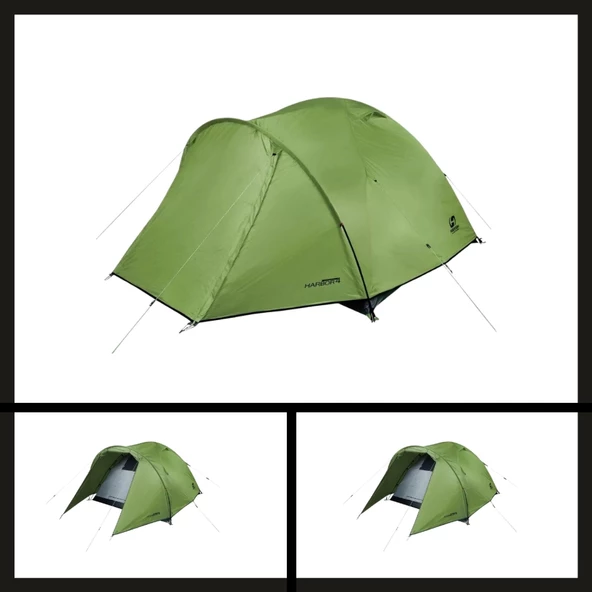 Uyguna-Yakala 135*300*220 Cm Hannah Harbor 4 Kişilik 3 Mevsim Çadır Spring Green-DIR.009 ürün görseli 1