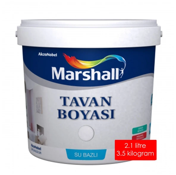 MARSHALL TAVAN BOYASI BEYAZ 2.1 LT HACİM 3.5 KG AĞIRLIK ürün görseli 1