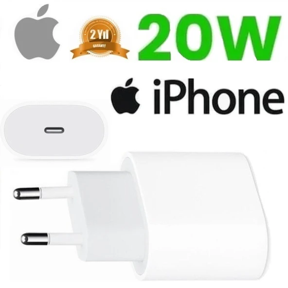 Apple iphone 14 Pro Max 20W Hızlı Şarj Kafası USB-C MHJE3TU-A KABLOSUZ APLEE20W01192 ürün görseli 1