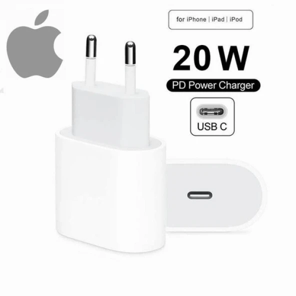 Apple iPad mini 20W Hızlı Şarj Kafası USB-C MHJE3TU-A KABLOSUZ APLEE20W01338 ürün görseli 1