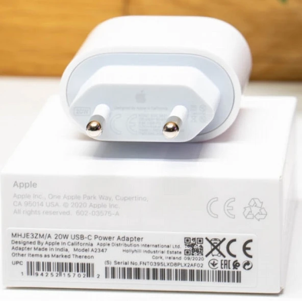 Day Orjinal Apple iPad Pro 12.9 20W Hızlı Şarj Kafası USB-C MHJE3TU-A KABLOSUZ APLEE20W01390 ürün görseli 1