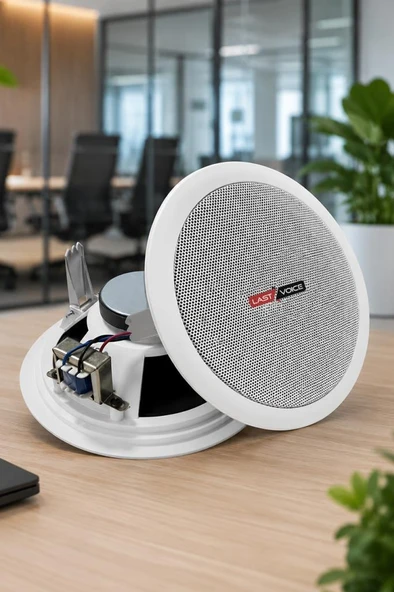 Lastvoice Tvx-8T Hat Trafolu Alçıpan Tavan Hoparlörü 20 cm 40 Watt ürün görseli 1