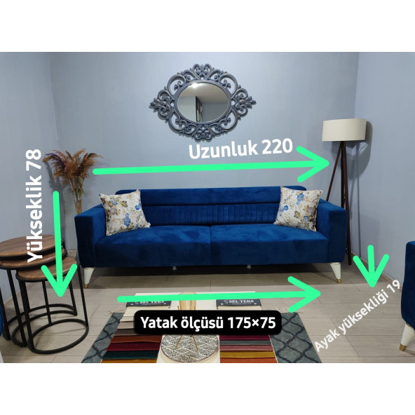 Mimoza Koltuk Takımı (3+1) - Resim 4