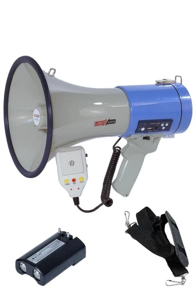 Lastvoice MGF-220USB-BT Şarjlı Bluetooth Usb EL Megafonu 220 WATT Usb Siren Mike Askı ürün görseli 1
