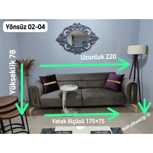 Mimoza Koltuk Takımı (3+1) - Resim 3