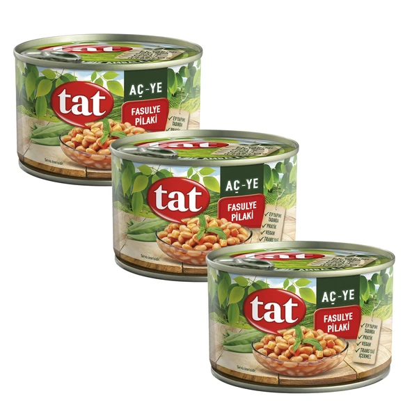 Tat Fasulye Pilaki 400 gr 3 lü ürün görseli 1