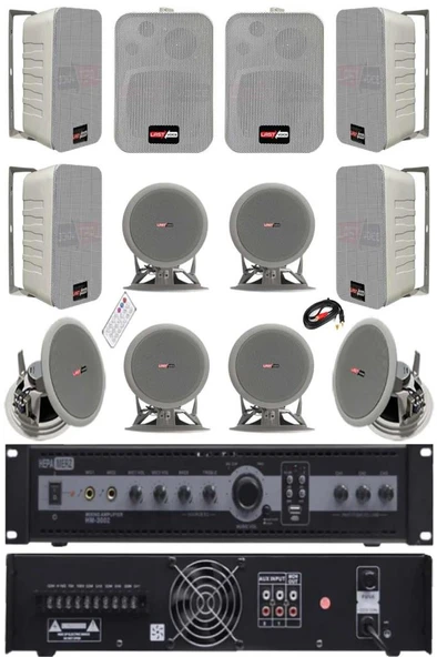 Lastvoice Double Paket-4 Anfili Duvar ve Tavan Hoparlör Seti ürün görseli 1