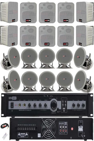 Lastvoice Double Paket-6 Anfili Duvar ve Tavan Hoparlör Seti ürün görseli 1