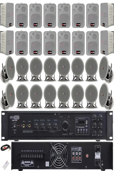 Lastvoice Double Paket-9 Anfili Duvar ve Tavan Hoparlör Seti ürün görseli 1