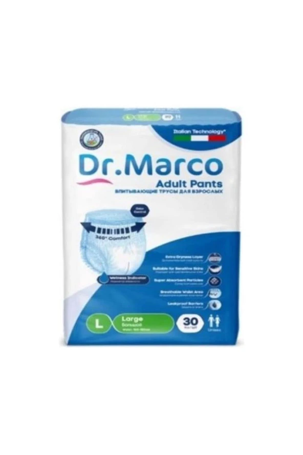 DR. MARCO EMİCİ KÜLOT LARGE 30 ADET ürün görseli 1