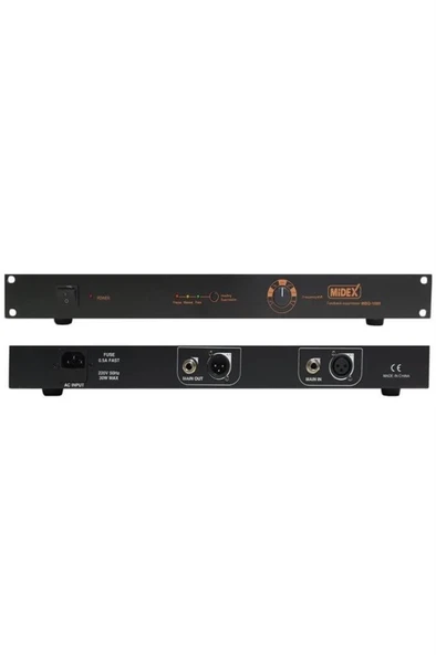 Midex MBQ-1000 DSP Feedback Önleyici Destroyer (Mikrofonda Ötmeyi Engeller) ürün görseli 1