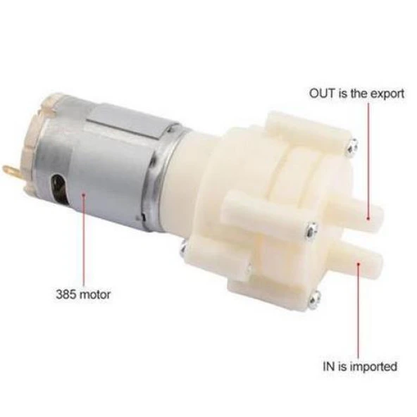 R385 DC6-12V Mini Su Pompası - Resim 2