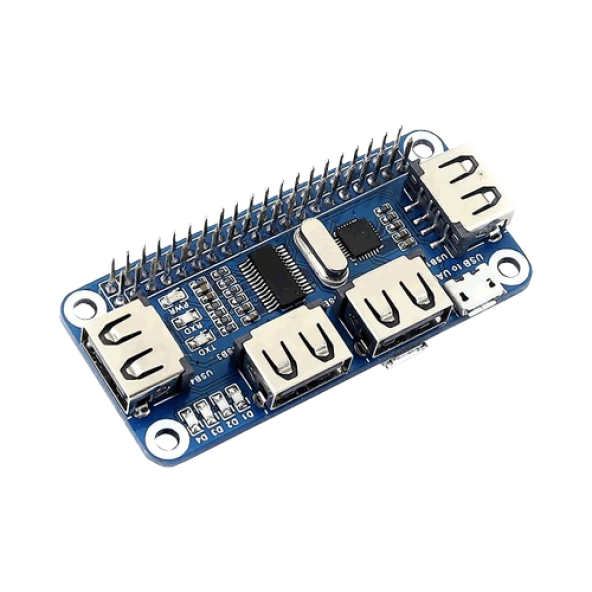 4 Port USB HUB HAT (Raspberry Pi için) - Resim 2