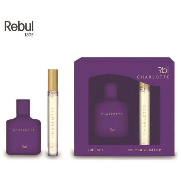 Rebul Charlotte Edp 100 ml Kadın Parfüm + Kalem Parfüm 20 ml ürün görseli 1