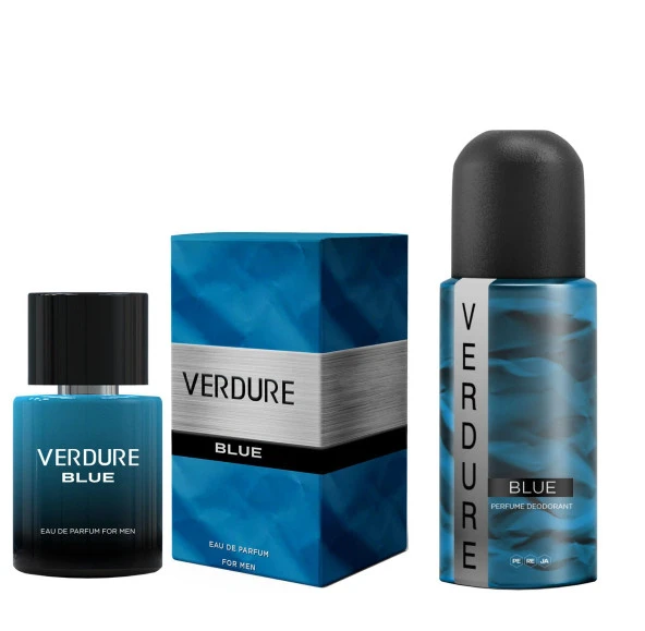 Verdure Blue Set 100 Ml Edp + 150 ml Deodorant Erkek ürün görseli 1