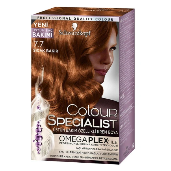 Schwarzkopf Colour Specialist Saç Boyası 7.7 Sıcak Bakır ürün görseli 1