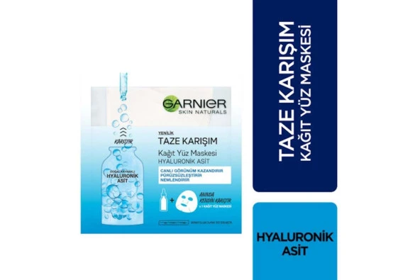 Garnıer Taze Karışım Hyaluronik Asit Kağıt Yüz Maskesi ürün görseli 1