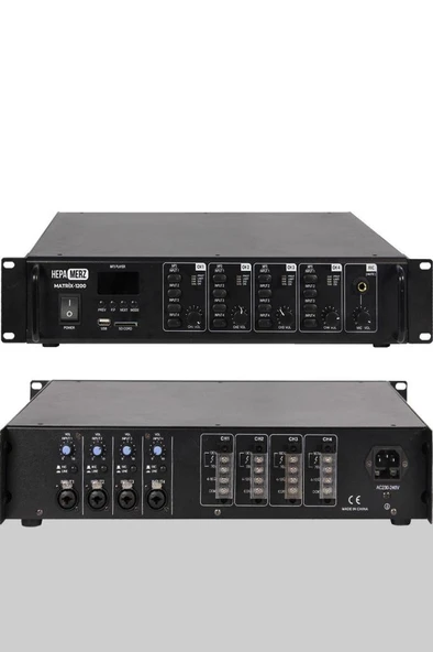 Hepa Merz Matrix-1200 4 Bölgeli Matrix Mikser Anfi 4x300W (1200W) ürün görseli 1