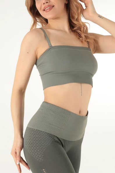 DoReMi Seamless Straplez Spor Sütyen - Resim 10