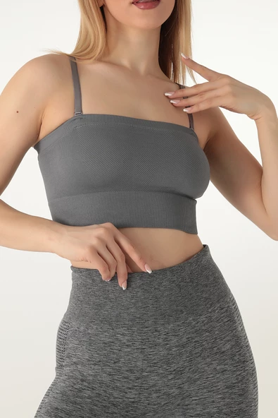 DoReMi Seamless Straplez Spor Sütyen - Resim 4
