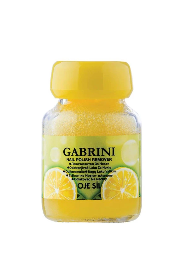 Gabrini Oje Sil Süngerli Cam Aseton 75 ml Limon ürün görseli 1