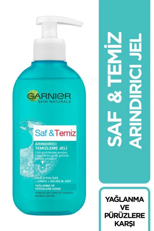 Garnier Saf Temiz Arındırıcı Temizleme Jeli 200 Ml ürün görseli 1