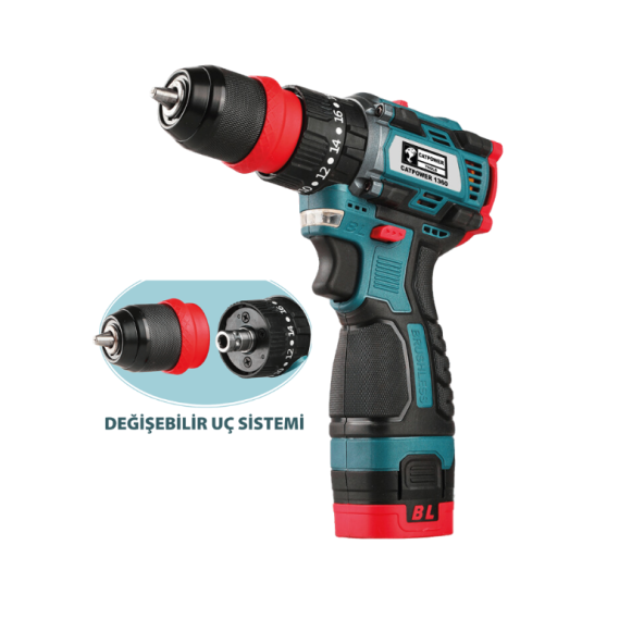 Catpower 1360 16 V Li-ion 2.0 Ah Kömürsüz Akülü Vidalama ürün görseli 1