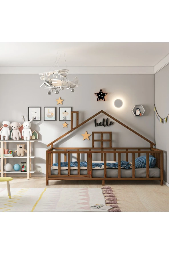 GİVAYO WOOD'SHAUSE MONTESSORİ YATAK KAPILI ürün görseli 1