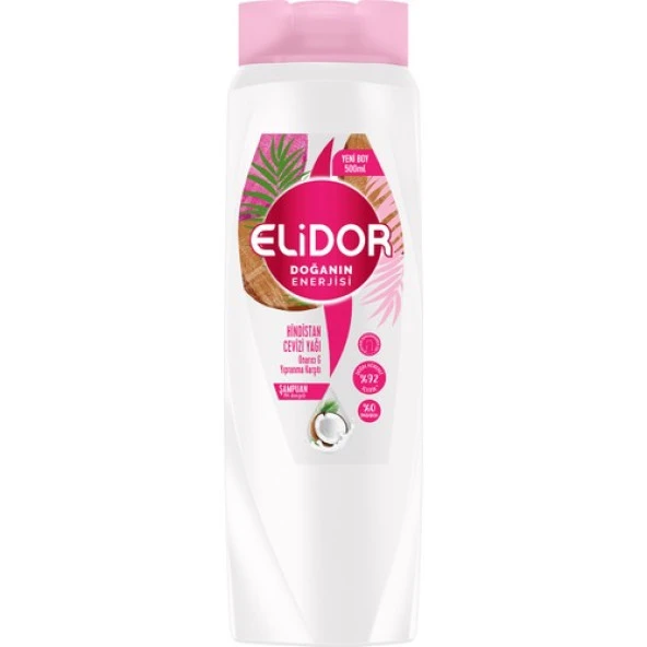 Elidor Şampuan Doğanın Enerjisi Hindistan Cevizi 500 Ml ürün görseli 1