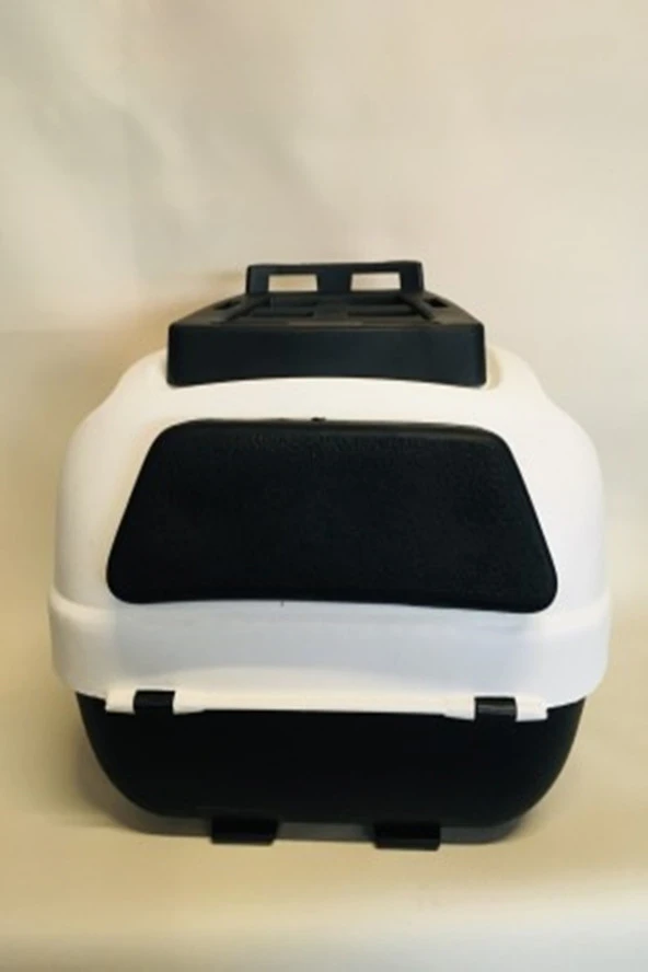 Motorsiklet Arka Çanta 32 Litre Beyaz Sırt Dayamalı Üst Tabakalı Full Set ürün görseli 1